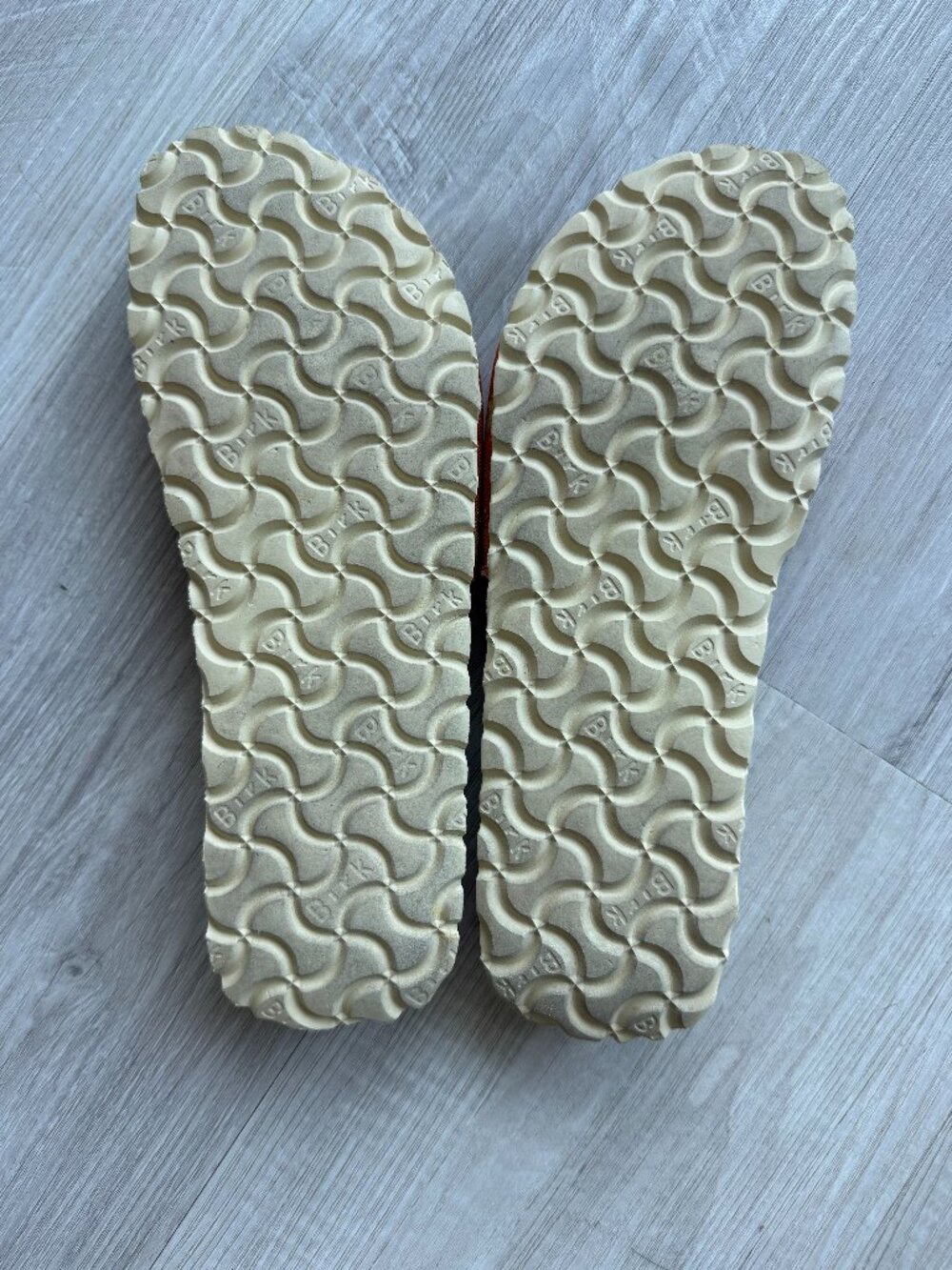 Birki’s by Birkenstock Madrid Orange Star Canvas Slide Sandals EU 38 US 7–7.5 - Picture 5 of 6